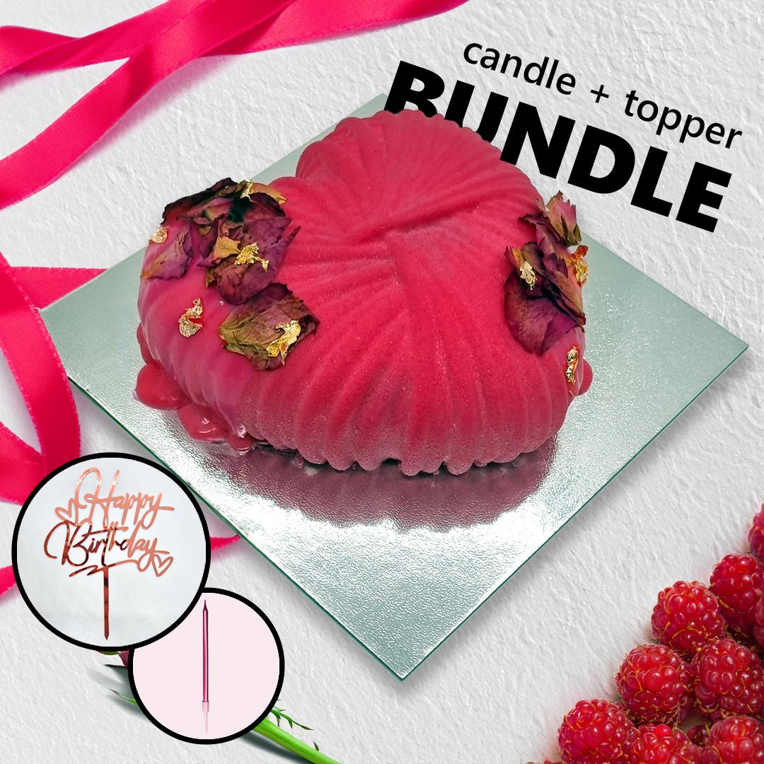 Raspberry, Rose & Lychee Mousse Cake: Bundle at Onyx Hive Sydney