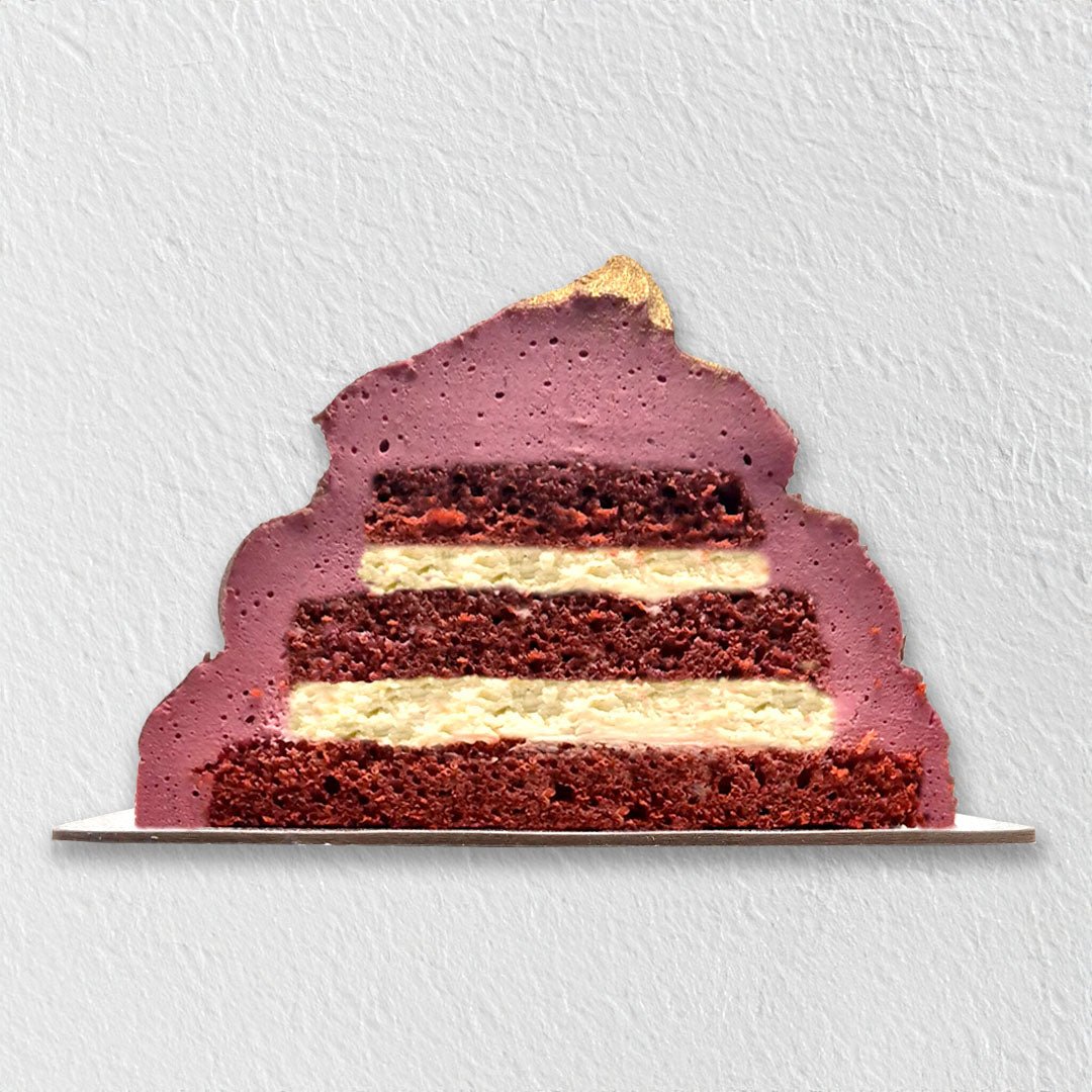 Red Velvet & Cream Cheese Mousse Cake: Halal at Onyx Hive Sydney