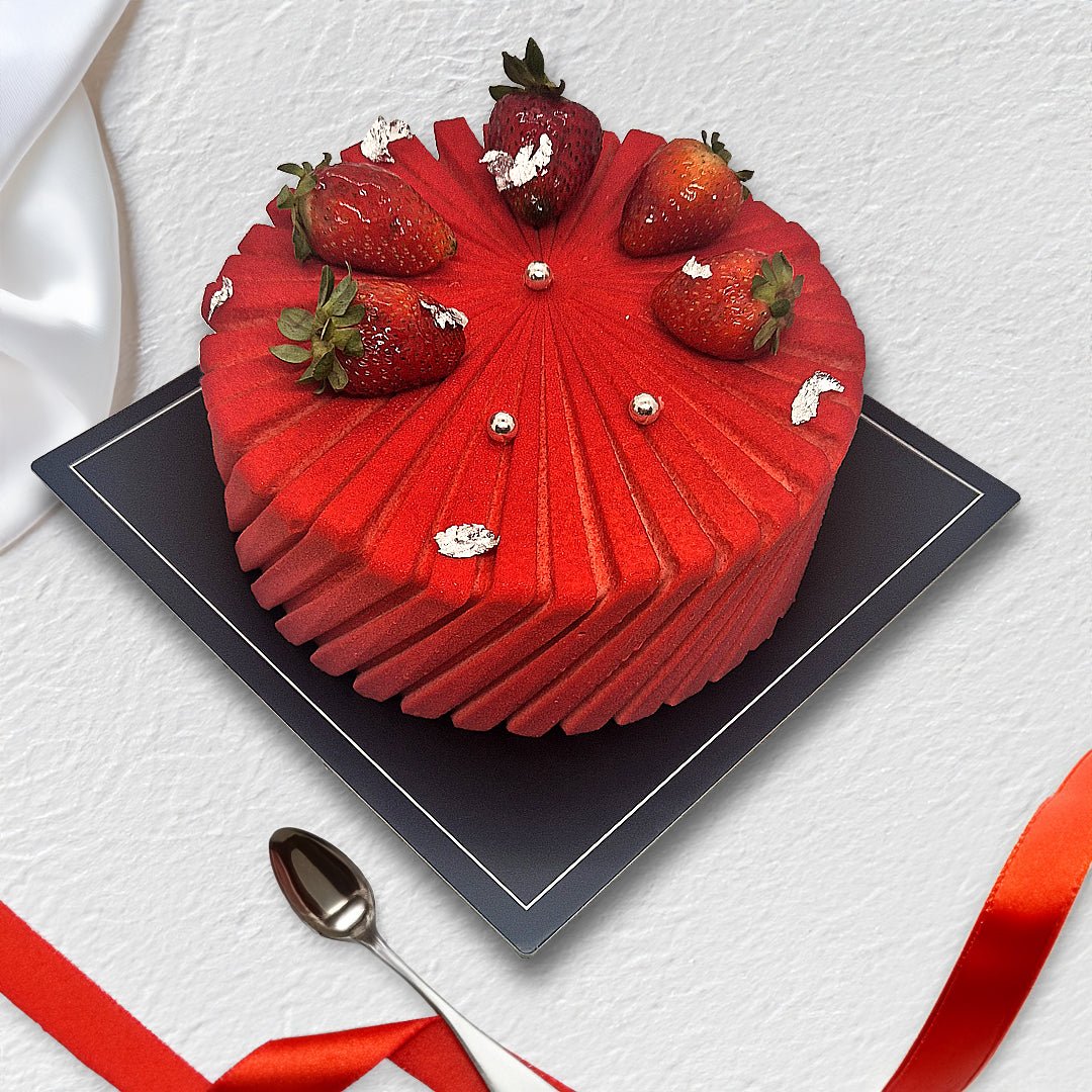 Strawberry & Cream Mousse Cake: Gluten Free