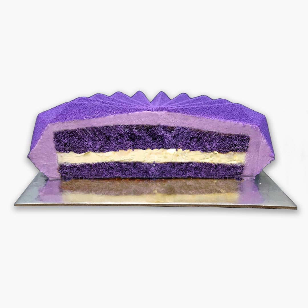 Taro & Coconut Mousse Cake at Onyx Hive Sydney