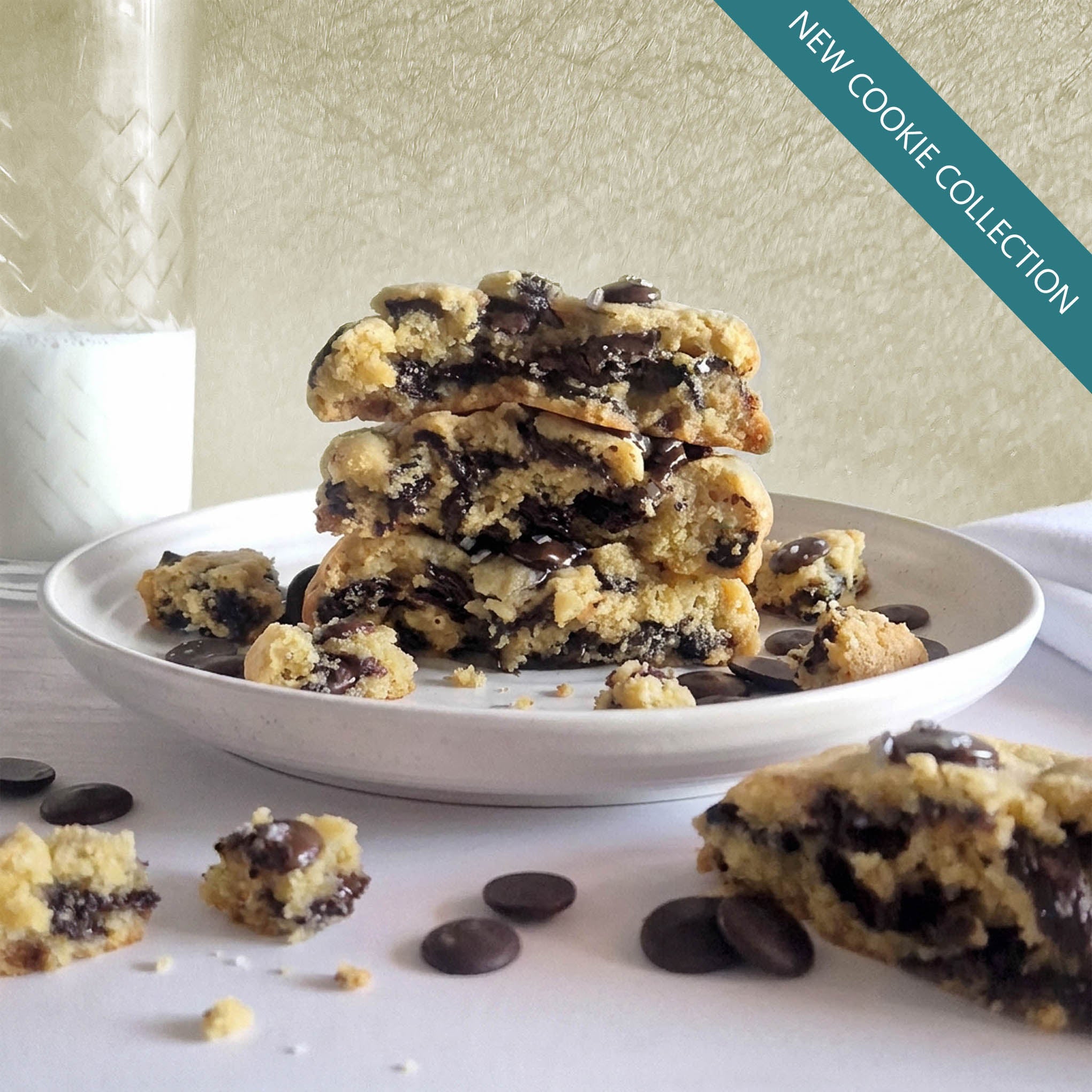Classic Brown Butter Choc Chip New York Style Chunky Cookie (Pack of 5)