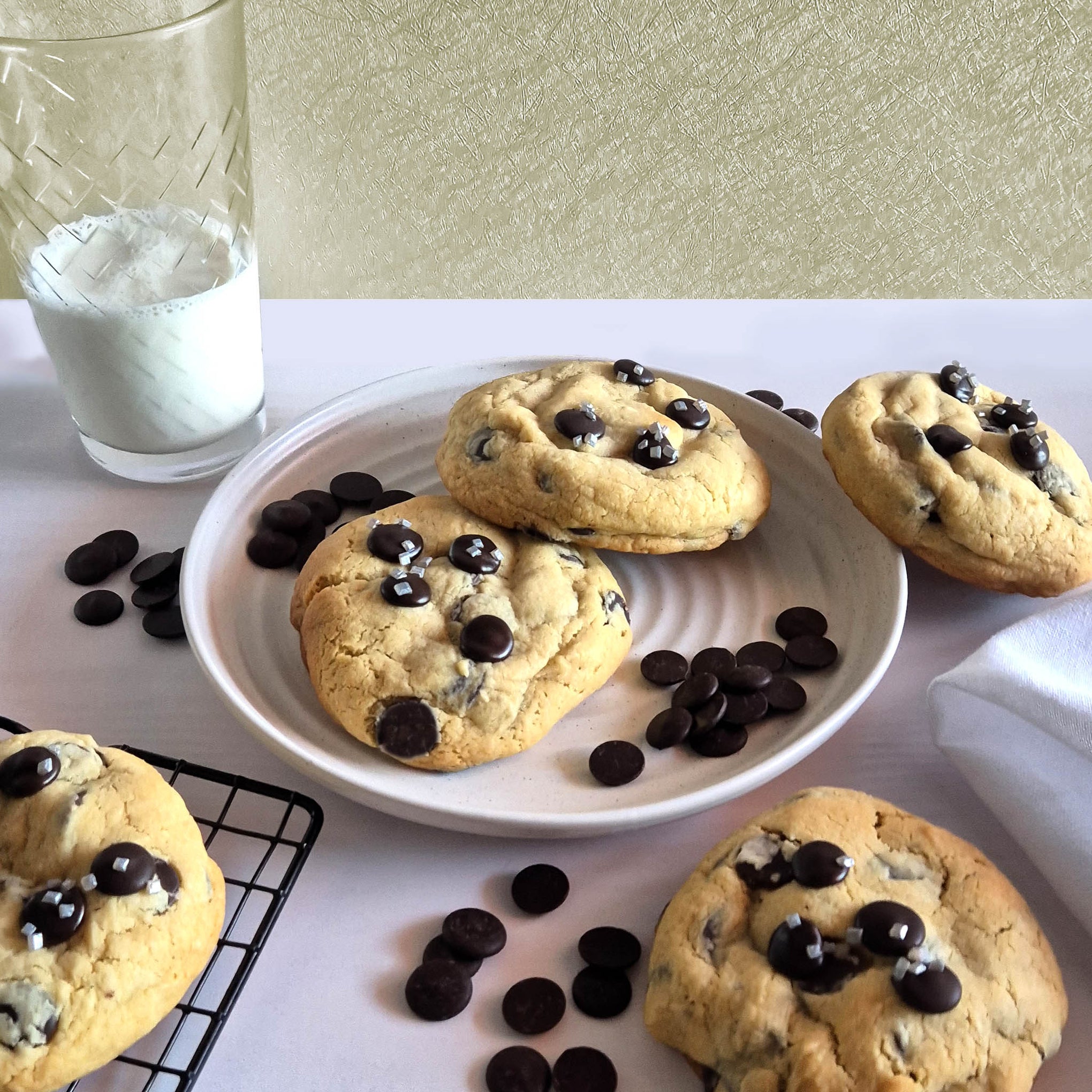 Classic Brown Butter Choc Chip New York Style Chunky Cookie (Pack of 5)