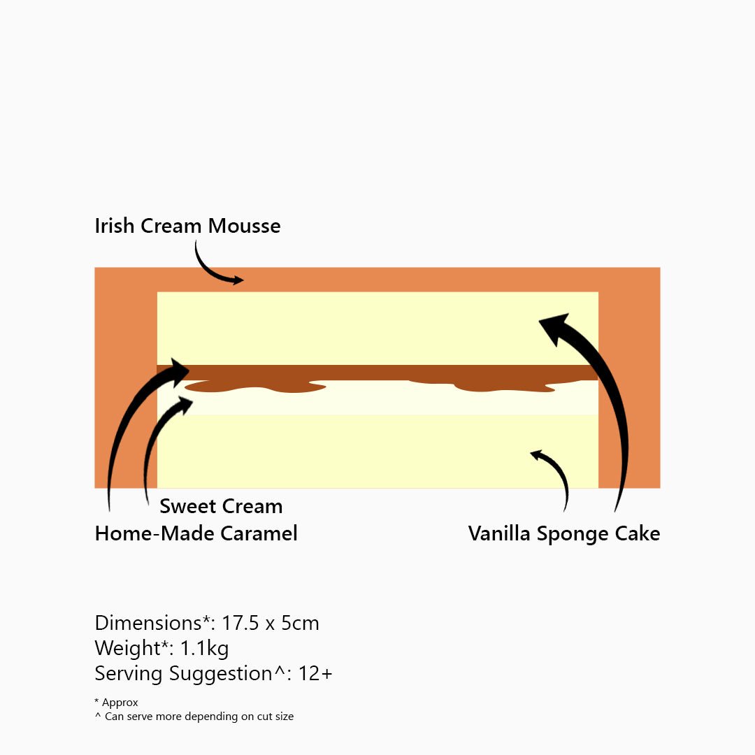 Royale (B) Irish Cream and Caramel Cake - Onyx Hive Sydney