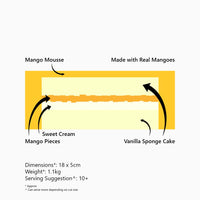 Imperial (B) Mango 'n' Cream Cake - Onyx Hive Sydney