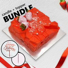 Load image into Gallery viewer, Scarlet (B) Strawberry &#39;n&#39; Cream Cake - Onyx Hive
