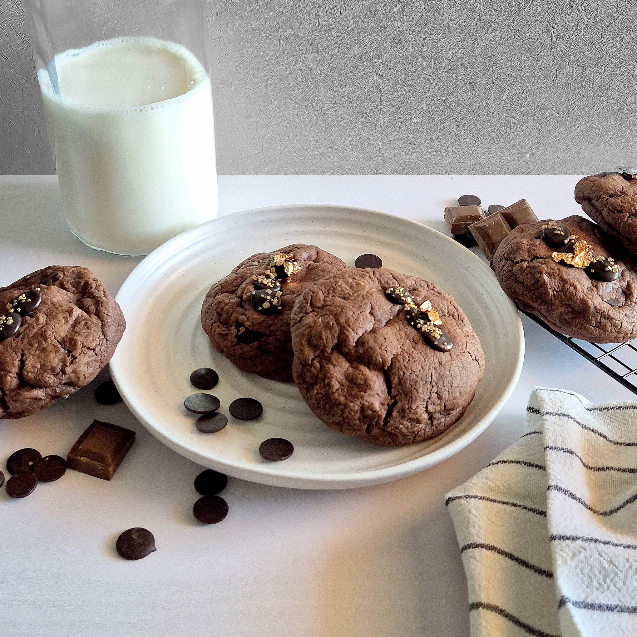 Triple Chocolate New York Style Chunky Cookie (Pack of 5)