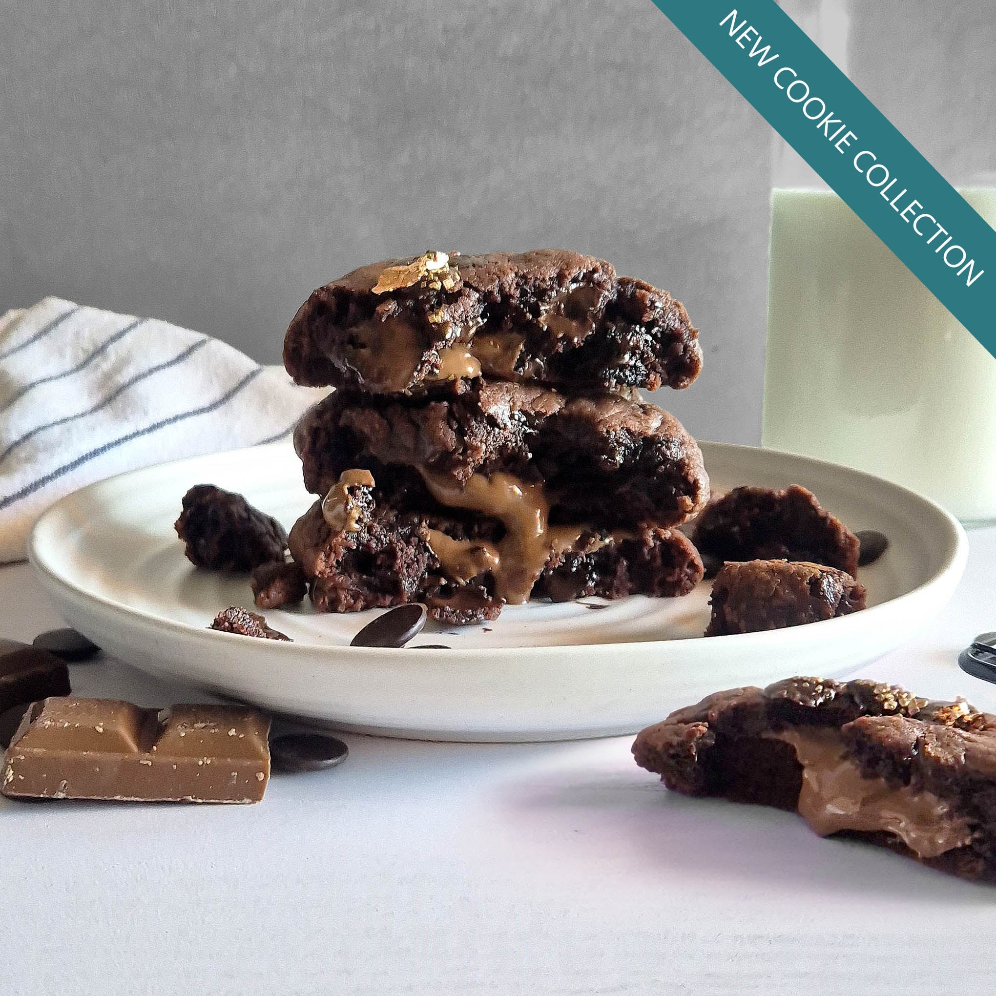 Triple Chocolate New York Style Chunky Cookie (Pack of 5)