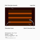 Triple Rich Chocolate Matilda Inspired Cake: Lacto - Ovo Vegetarian at Onyx Hive Cakes Sydney