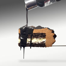 Load image into Gallery viewer, Dark Chocolate Topping Dark Chocolate Cake - Onyx Hive
